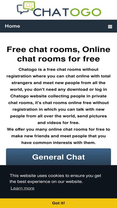 chatsites|Chatogo